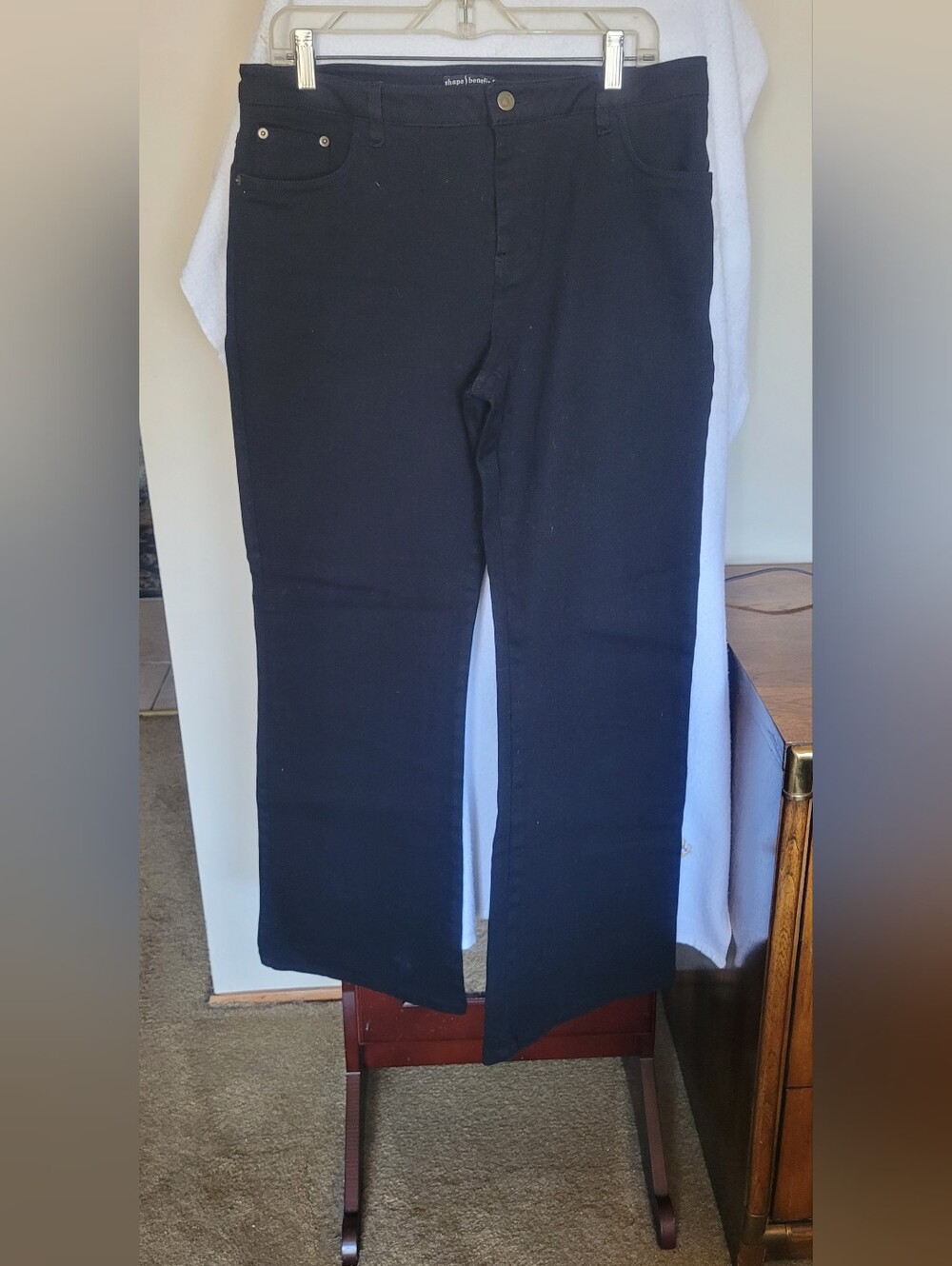 NEW Tummy Control Black Chadwick's JEAN Stretch Pants - (313)